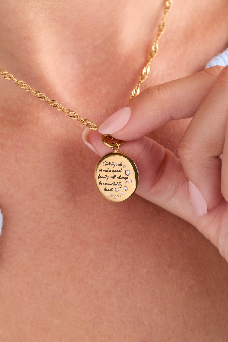 Grandma Hummingbird Disc Charm - Willow & Luna