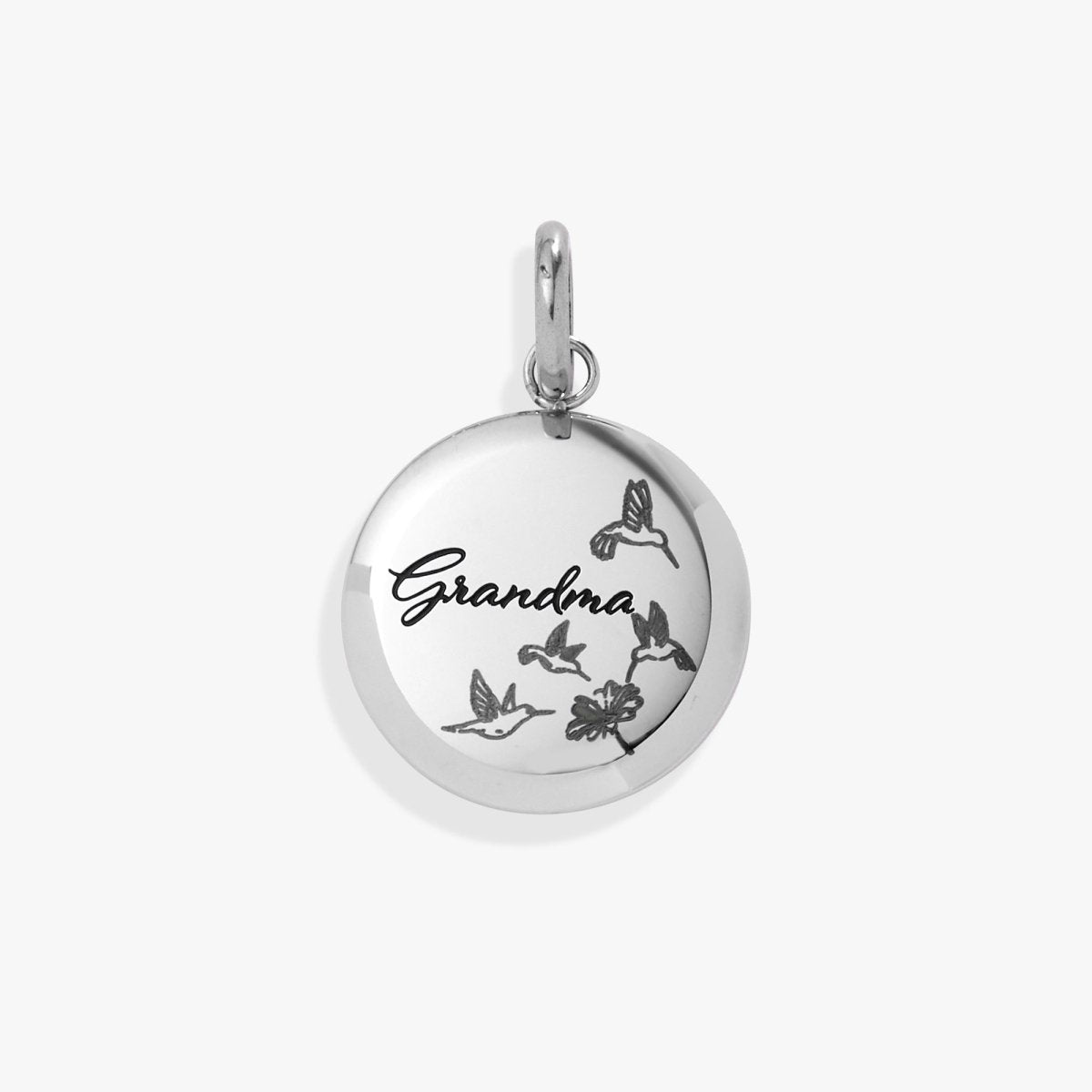 Grandma Hummingbird Disc Charm - Willow & Luna