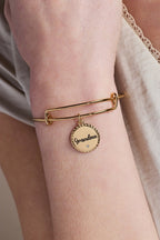Grandma 'Wise And Warm, Her Love Feels Like Home' Charm Bangle - Willow & Luna