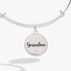 Grandma 'Wise And Warm, Her Love Feels Like Home' Charm Bangle - Willow & Luna