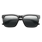 Gravitas: Polished Black - Brushed Aluminum / Grey AR Polarized Lens - Willow & Luna