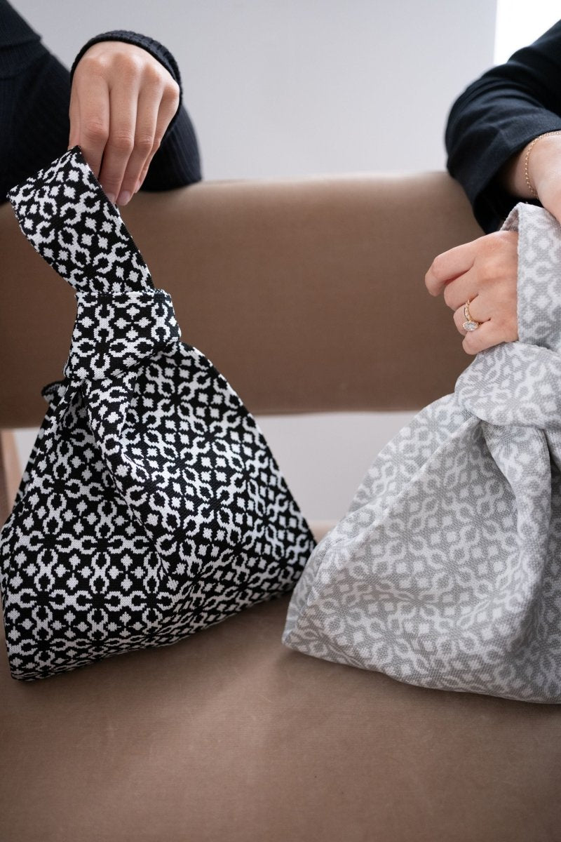 Grey Solitaire Handbag - Willow & Luna