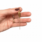 Hammered Leaf Earrings - Willow & Luna