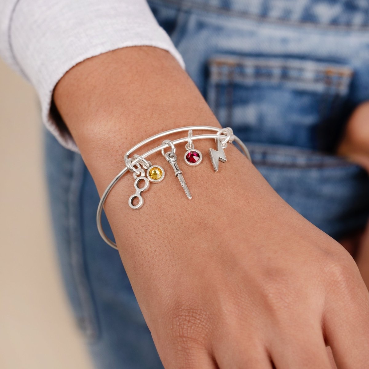 Harry Potter™ Character Multi - Charm Bangle - Willow & Luna