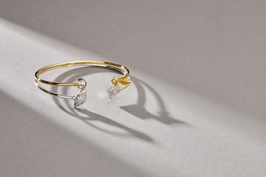 Harry Potter™ Golden Snitch + Crystal Flex Cuff - Willow & Luna