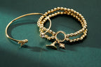 Harry Potter™ Golden Snitch + Crystal Flex Cuff - Willow & Luna