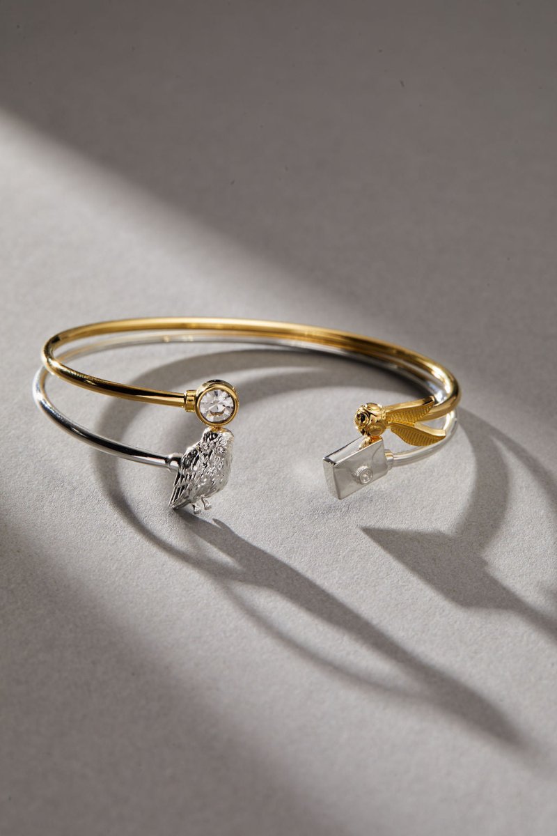 Harry Potter™ Golden Snitch + Crystal Flex Cuff - Willow & Luna