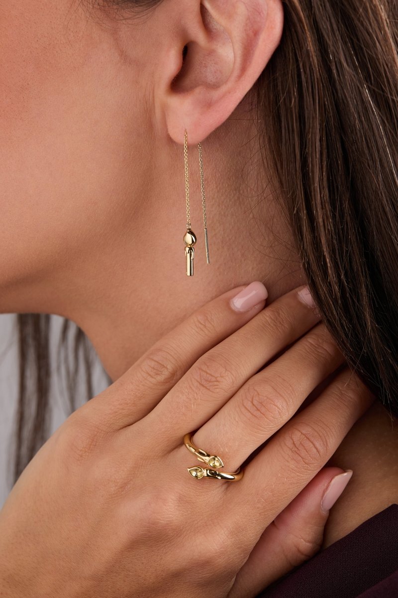 Harry Potter™ Great Hall Candle Threader Earrings - Willow & Luna