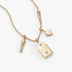 Harry Potter™ Hogwarts Great Hall Cluster Charm Necklace - Willow & Luna