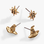 Harry Potter™ Hogwarts & Sorting Hat Earring Set of 2 - Willow & Luna
