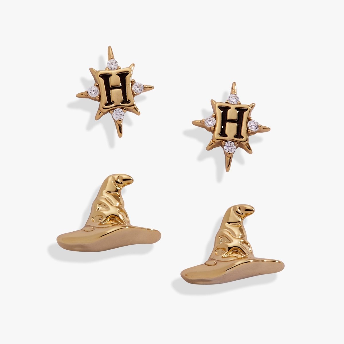 Harry Potter™ Hogwarts & Sorting Hat Earring Set of 2 - Willow & Luna