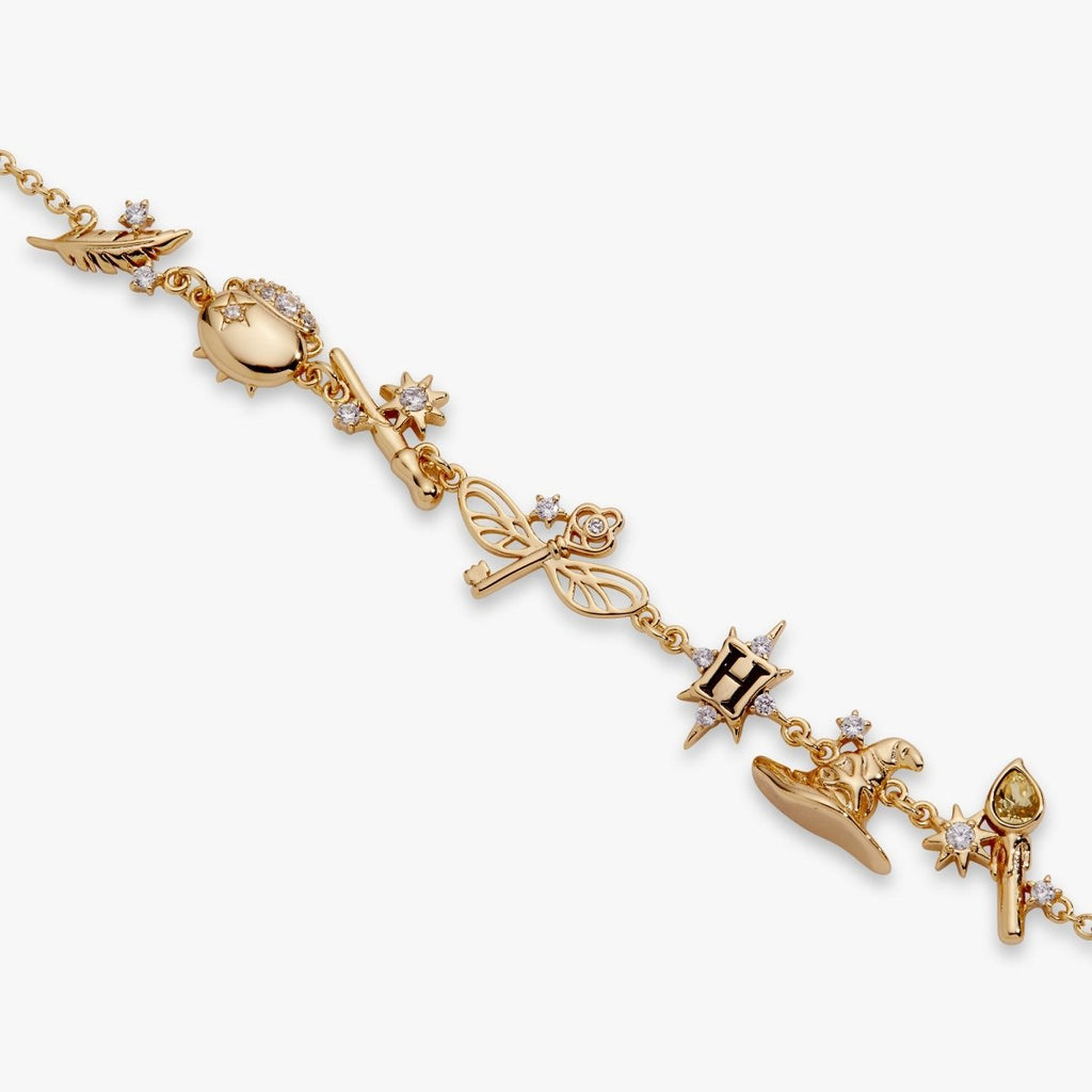 Harry Potter™ Mixed Icon Inline Charm Bracelet - Willow & Luna
