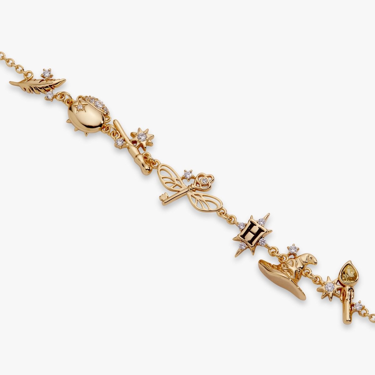 Harry Potter™ Mixed Icon Inline Charm Bracelet - Willow & Luna