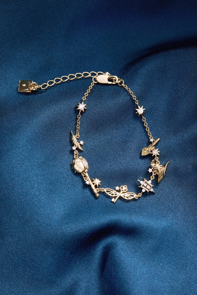 Harry Potter™ Mixed Icon Inline Charm Bracelet - Willow & Luna