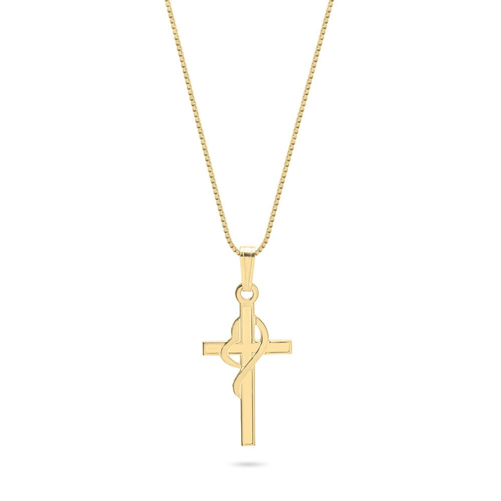 Heart Cross Necklace - Willow & Luna