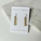 Herringbone Earrings - Willow & Luna