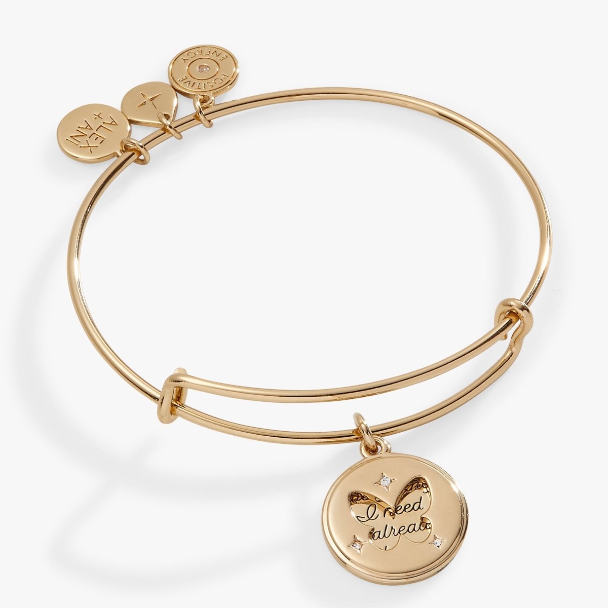 Hidden Message Butterfly Affirmation Bangle - Willow & Luna