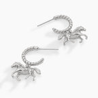 Horse Huggie Hoop Earrings - Willow & Luna