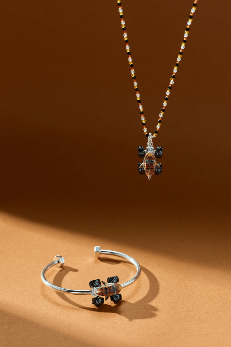 Hot Wheels™ Monster Truck Tiger Shark Pendant Necklace - Willow & Luna