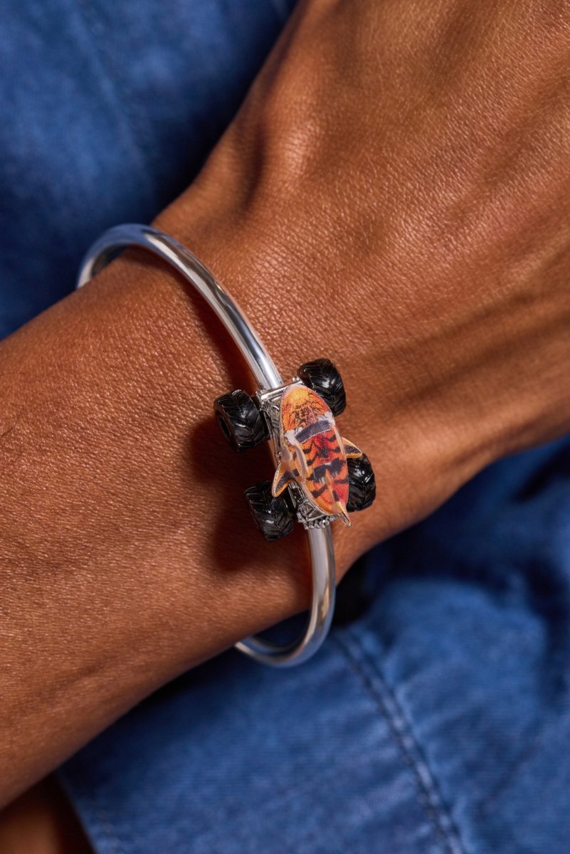 Hot Wheels™ Tiger Shark Monster Truck Moveable Cuff - Willow & Luna