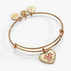 'In My Sports Mom Era' Heart' Charm Bangle - Willow & Luna