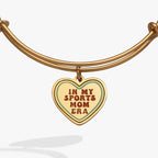 'In My Sports Mom Era' Heart' Charm Bangle - Willow & Luna