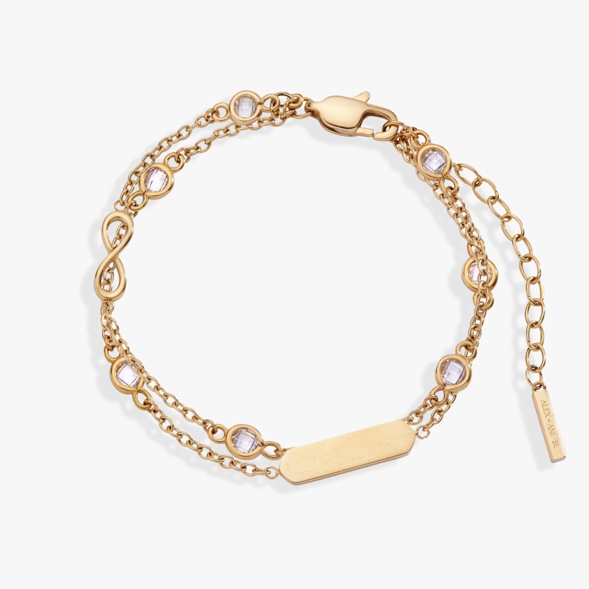 Infinity Chain Double Strand Bracelet - Willow & Luna