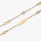 Infinity Chain Double Strand Bracelet - Willow & Luna