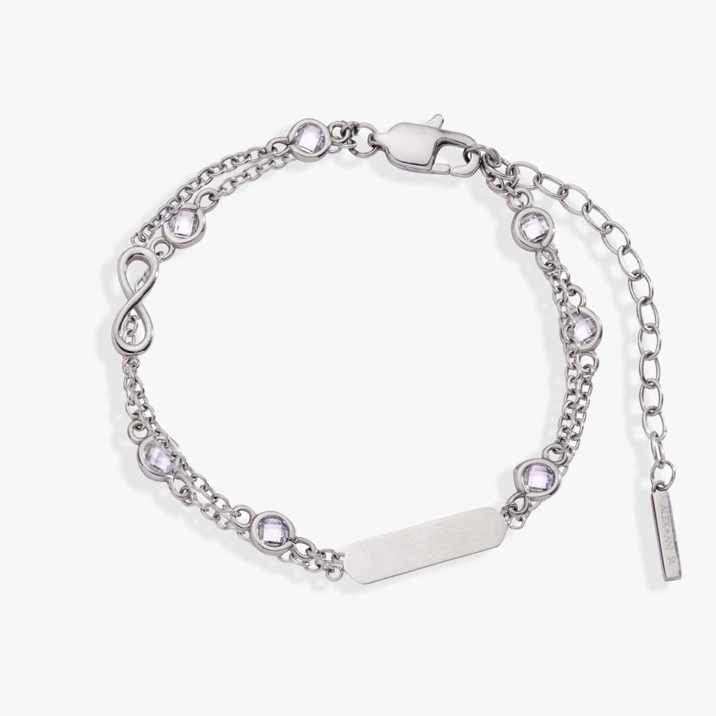 Infinity Chain Double Strand Bracelet - Willow & Luna