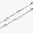 Infinity Chain Double Strand Bracelet