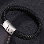 Initial Men's Black Bracelet - Willow & Luna
