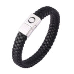 Initial Men's Black Bracelet - Willow & Luna