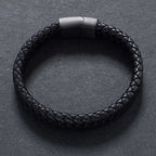Initial Men's Black Bracelet - Willow & Luna