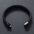 Initial Men's Black Bracelet - Willow & Luna