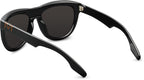 Jagger - Polished Black and Copper / Grey Lens - Willow & Luna