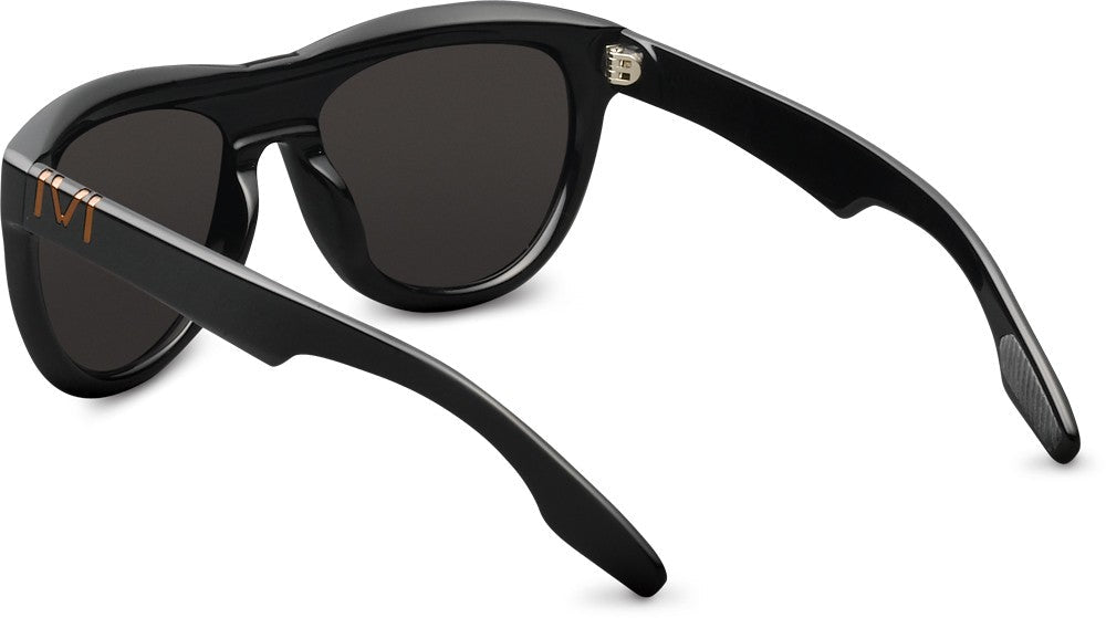 Jagger - Polished Black and Copper / Grey Lens - Willow & Luna