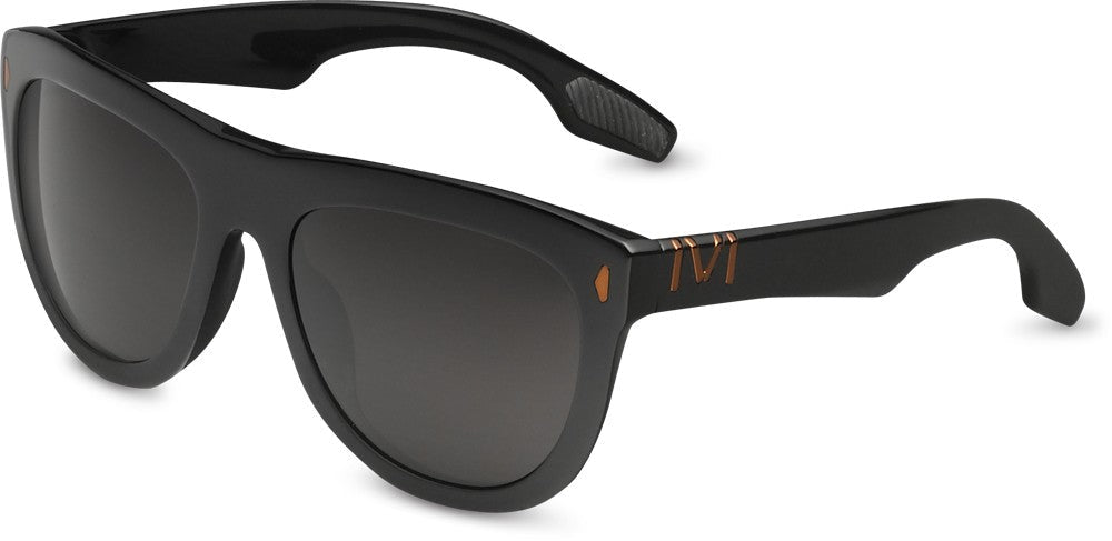 Jagger - Polished Black and Copper / Grey Lens - Willow & Luna