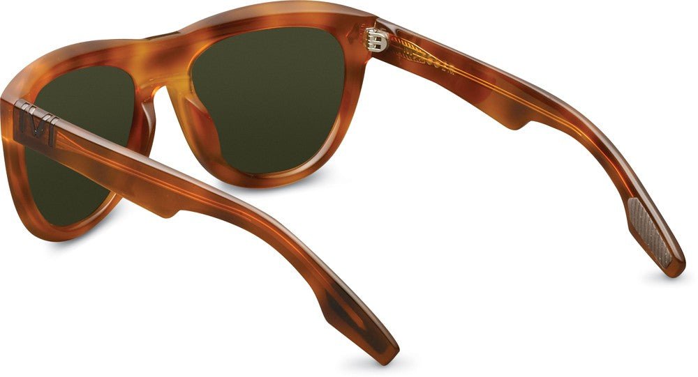 Jagger - Polished Classic Tortoise / Green Grey Lens - Willow & Luna