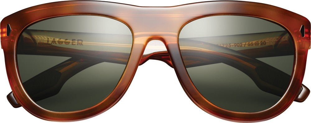 Jagger - Polished Classic Tortoise / Green Grey Lens - Willow & Luna
