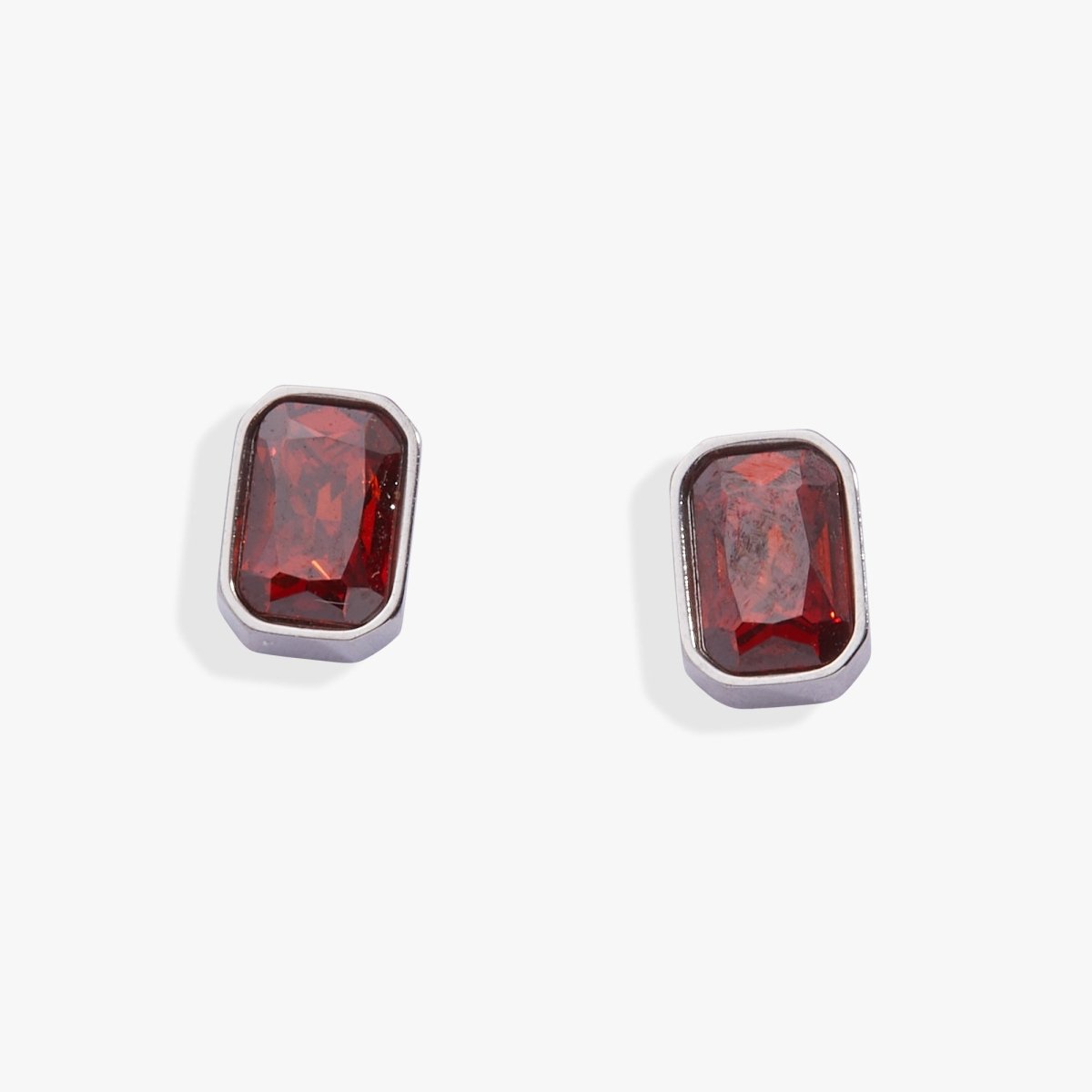 January Emerald - Cut Birthstone Stud - Willow & Luna