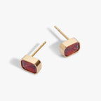 January Emerald - Cut Birthstone Stud - Willow & Luna