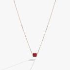 July Birthstone Precious Pendant Necklace