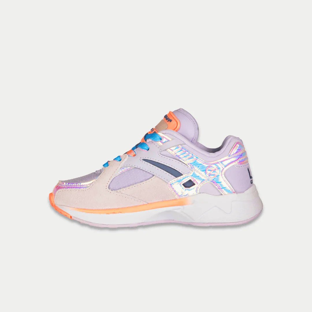 LA Gear Kids Catapult Light - Up Lowtop | Purple x Orange - Willow & Luna