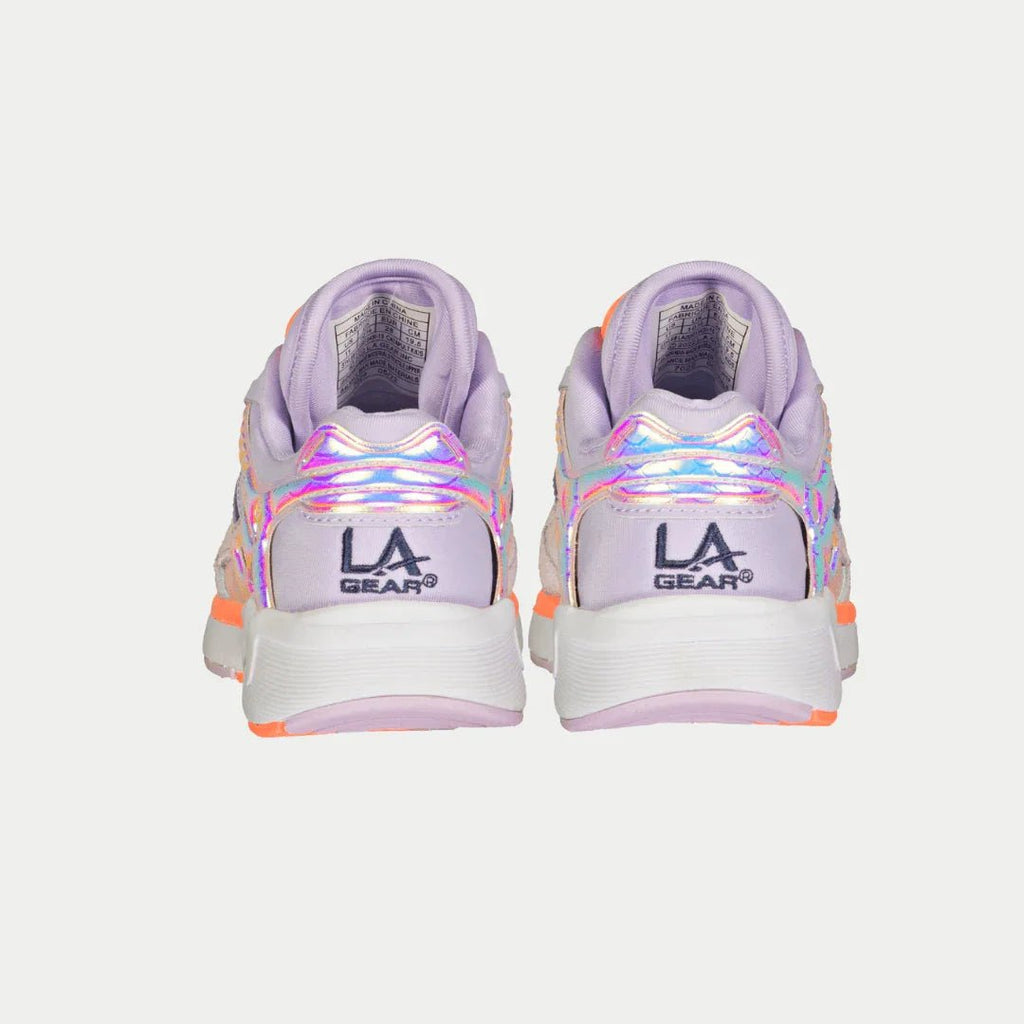 LA Gear Kids Catapult Light - Up Lowtop | Purple x Orange - Willow & Luna