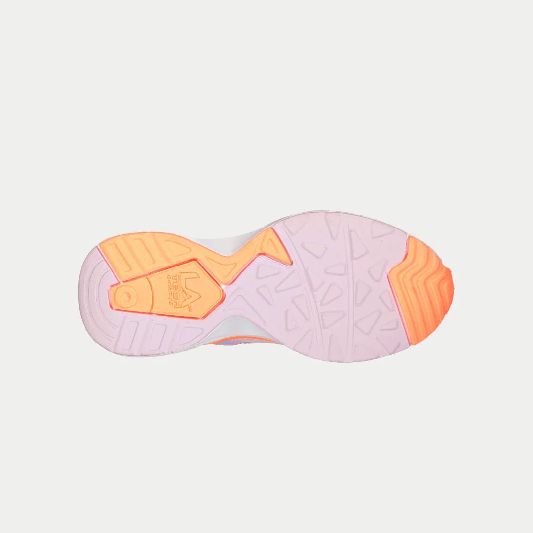 LA Gear Kids Catapult Light - Up Lowtop | Purple x Orange - Willow & Luna