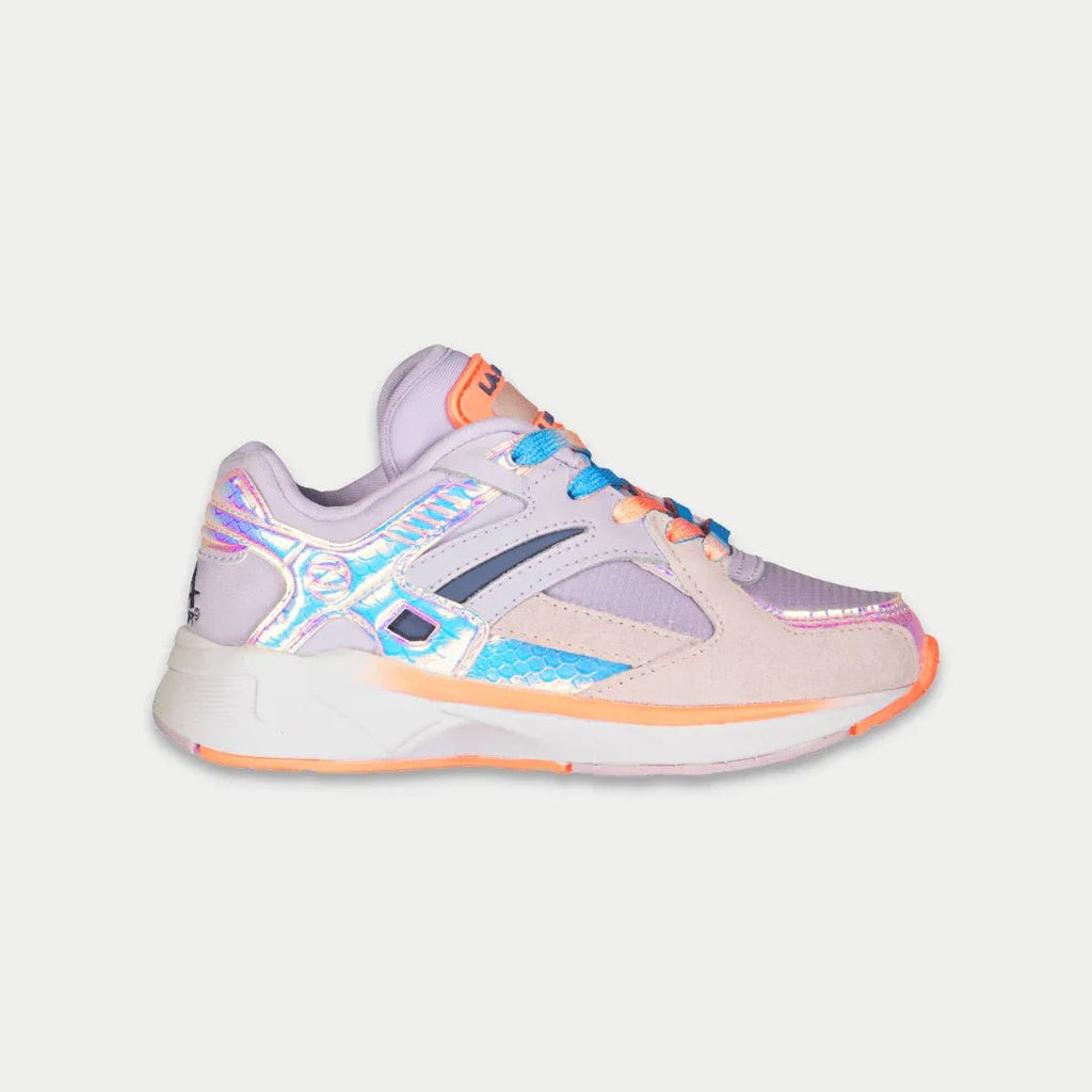 LA Gear Kids Catapult Light - Up Lowtop | Purple x Orange - Willow & Luna