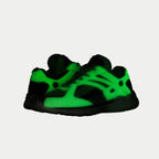 LA Gear Kids Catapult Light - Up x Glow Lowtop | Neon Yellow x Black - Willow & Luna