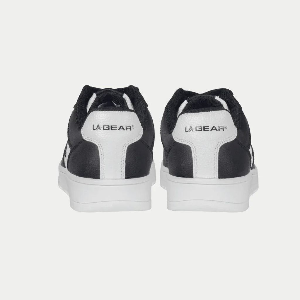 LA Gear Kids Edge Lowtop | Black x White Logo - Willow & Luna