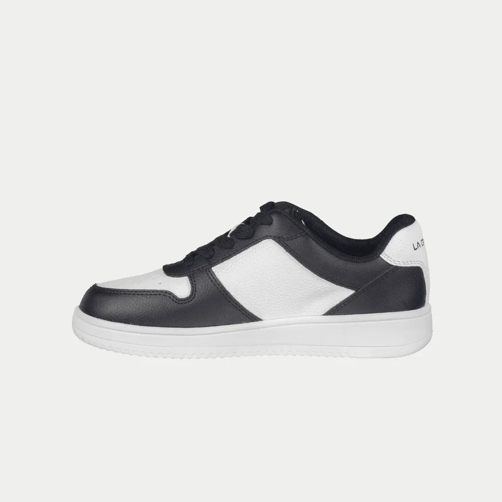 LA Gear Kids Edge Lowtop | Black x White Logo - Willow & Luna
