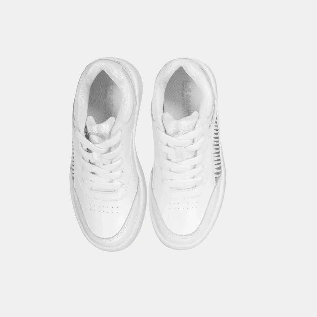 LA Gear Kids Flame Lowtop | White - Willow & Luna